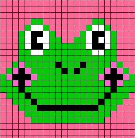 Картинки по клеточкам легкие