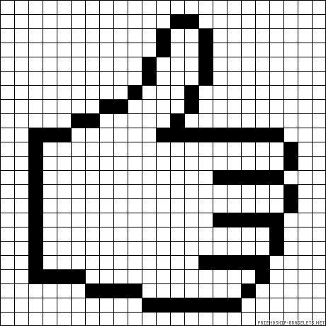 Рисунки по клеточкам лёгкие значки