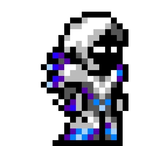 Пиксельный персонаж из террарии