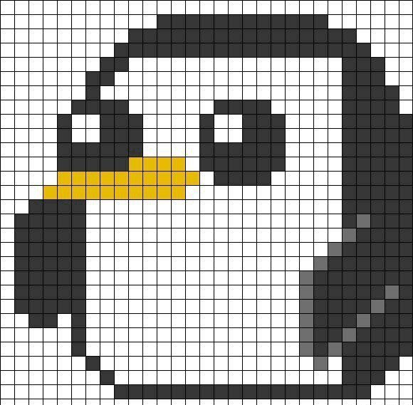 Пингвин по клеткам по клеткам