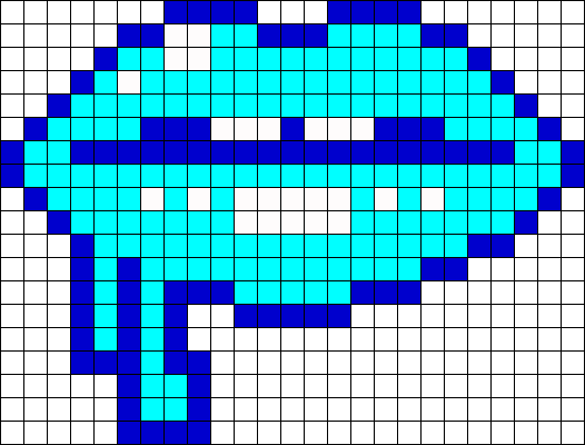 Губы по клеточкам в тетради