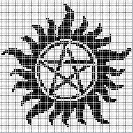 Схемы вышивки крестом сверхъестественное