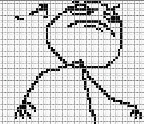 Рисование мемов по клеточкам