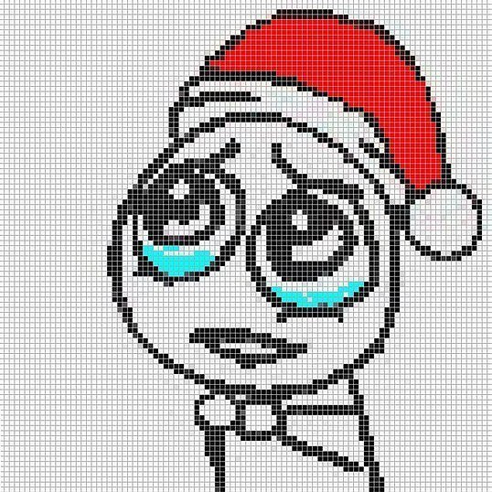 Рисунки мемов по клеткам