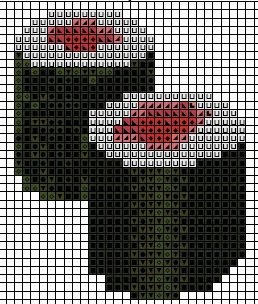 Суши вышивка крестом