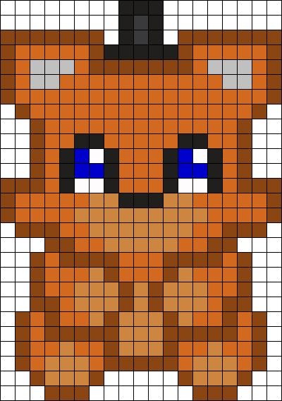 Рисование по клеточкам ФНАФ