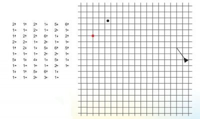 Рисование по стрелочкам для детей