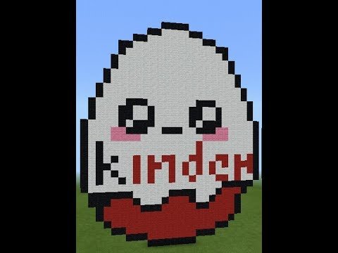 Киндер сюрприз по клеточкам