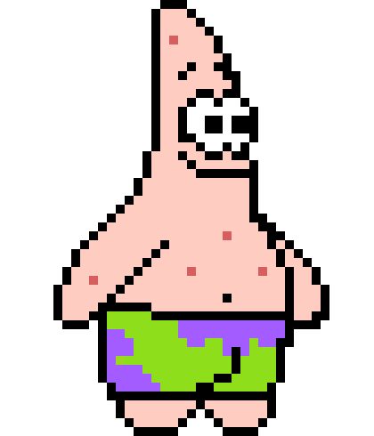 Пиксель арт Патрик