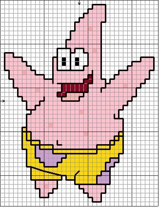 Патрик по клеткам