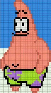 Патрик по клеткам