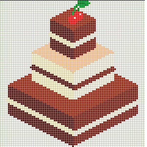 Тортик с клеткой