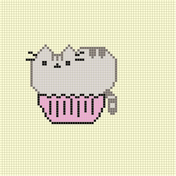 Пушин по клеточкам