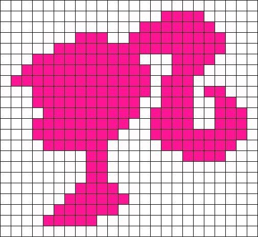 Рисунки по клеточкам для девочек маленькие