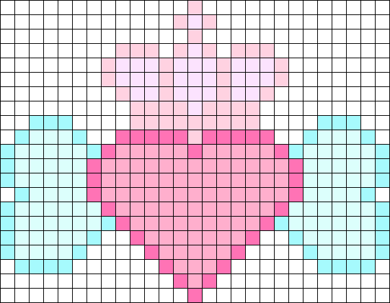 Рисунки по клеточкам маленькие блокнотики сердца