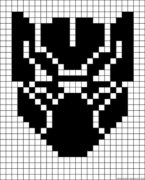 Рисунки по клеткам черные