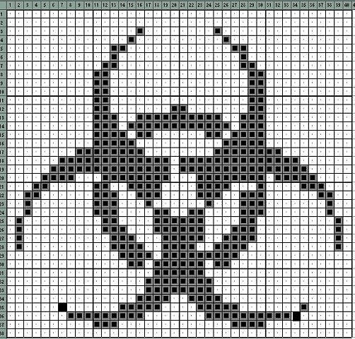 Рисунки по клеточкам знаки