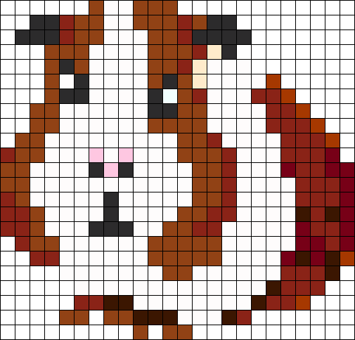 Хомяк по клеточкам