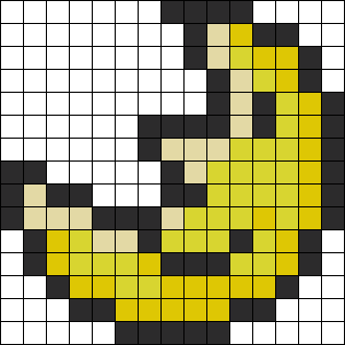 Луна по клеточкам в тетради