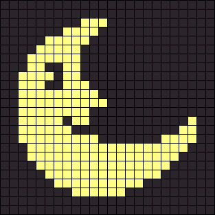 Полумесяц по клеточкам