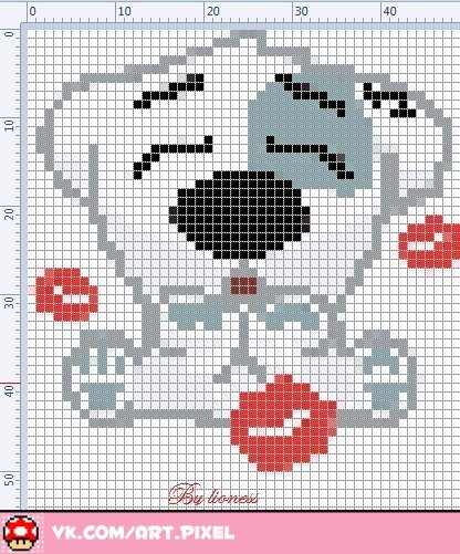 Рисунки по клеточкам ВК