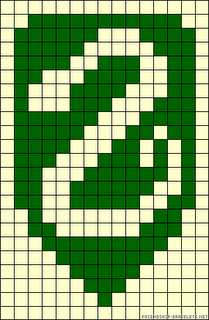 Схемы фенечек Гарри Поттер Слизерин