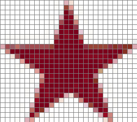 Вышить звезду крестиком