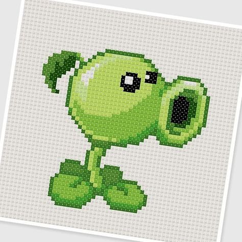 Pixel Art растения против зомби