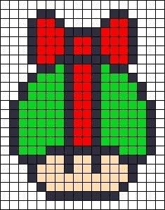 Рисование по клеточкам для детей гриб