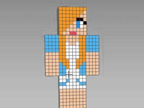 Рисование по клеточкам из МАЙНКРАФТА