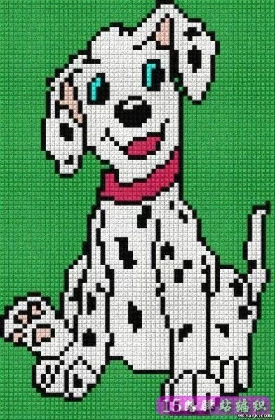 Рисование по клеточкам собачка