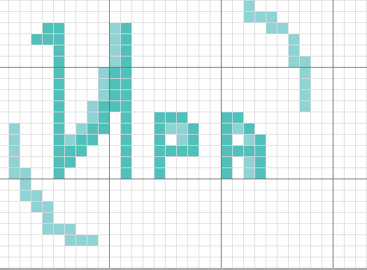 Рисунки по клеточкам имена