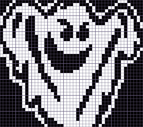 Рисунки по клеточкам приведение