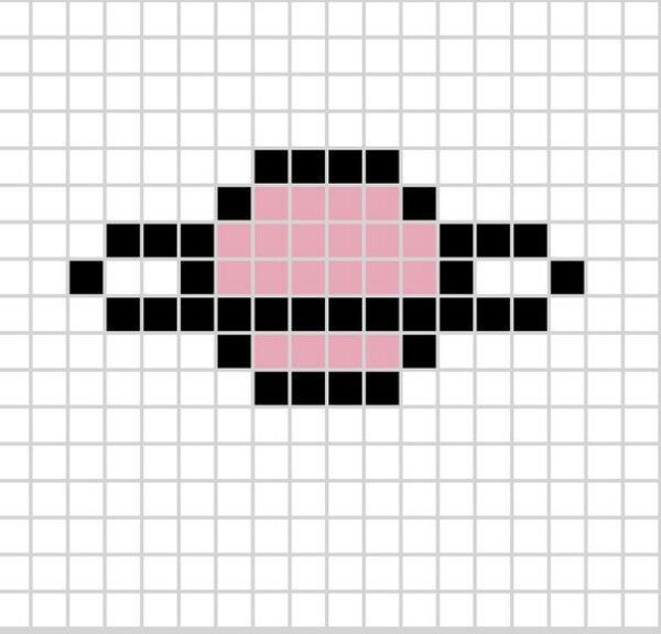 Рисунки по клеточкам лёгкие маленькии