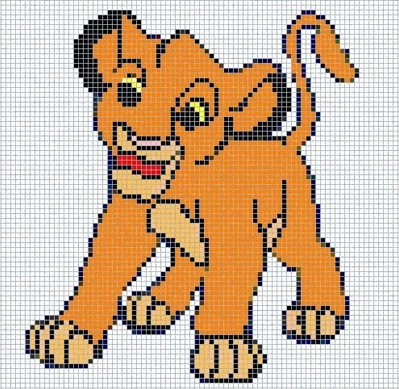 Схема жаккарда Львенок