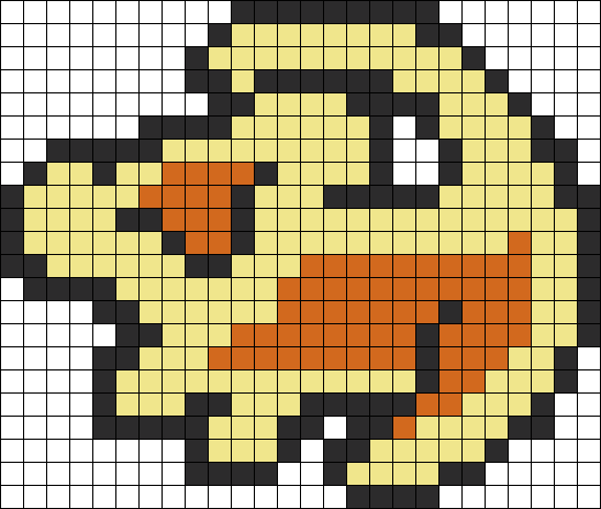 Лев по клеточкам