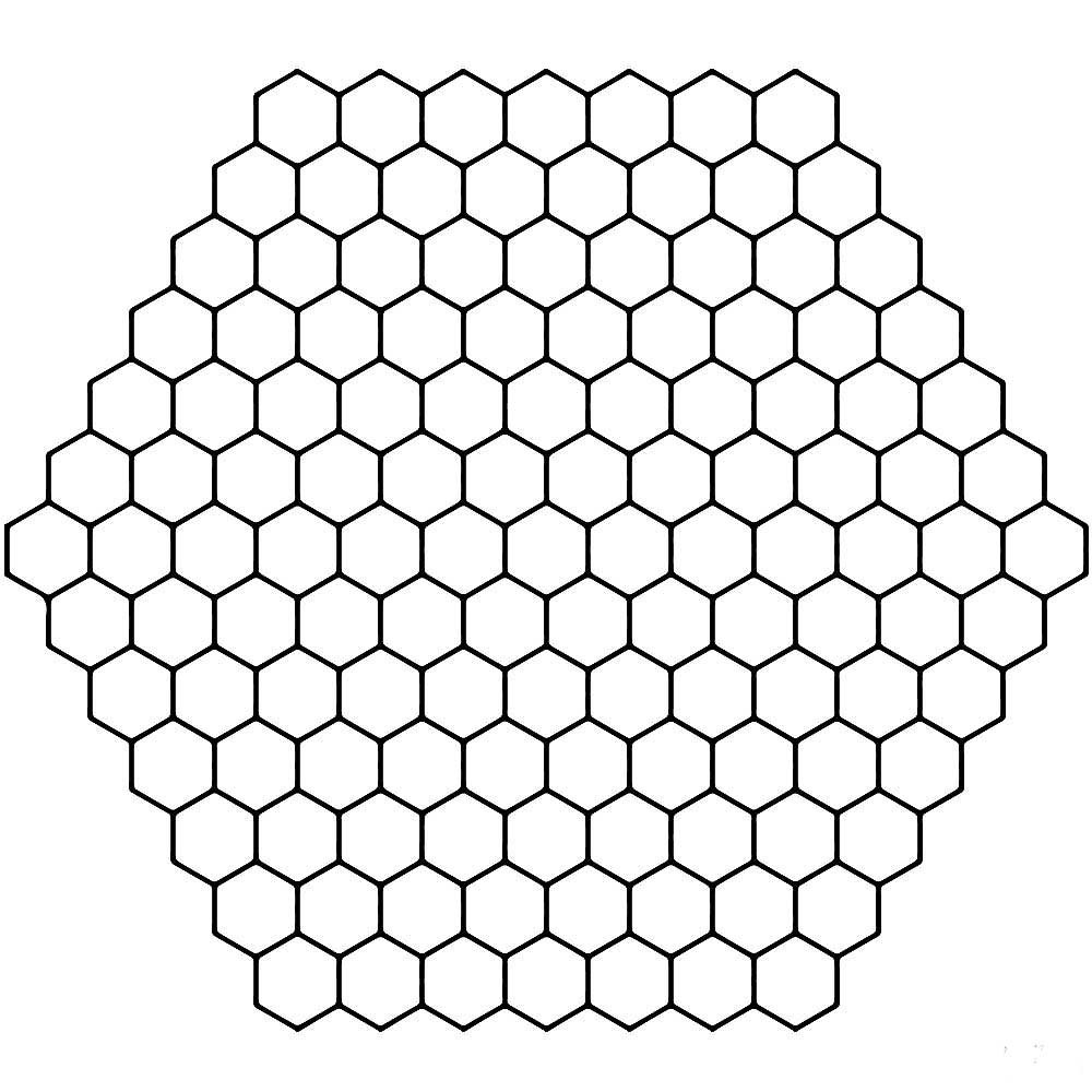 Сетка шестиугольников