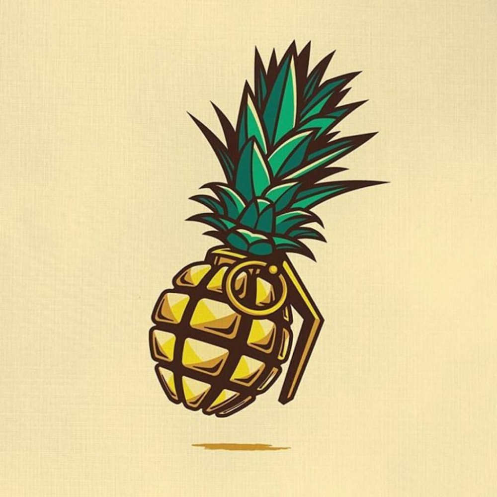 Рисунок ананаса тату (28 фото) Рисунки для срисовки и не только. 