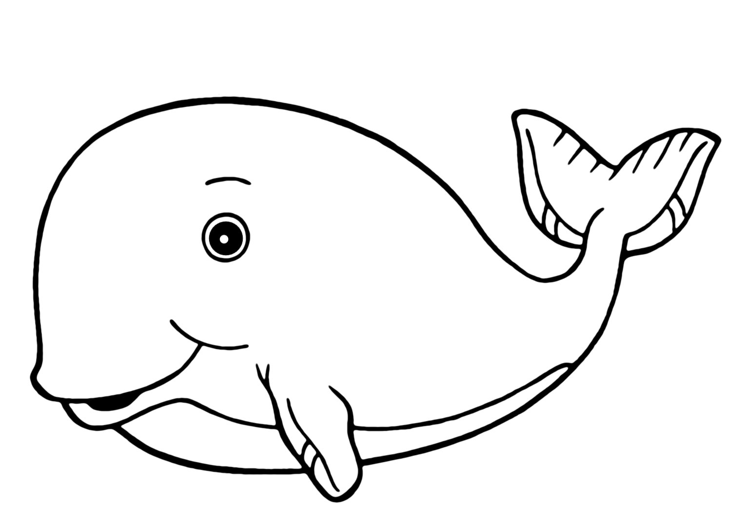 Рисунок кита для детей 4-5 лет