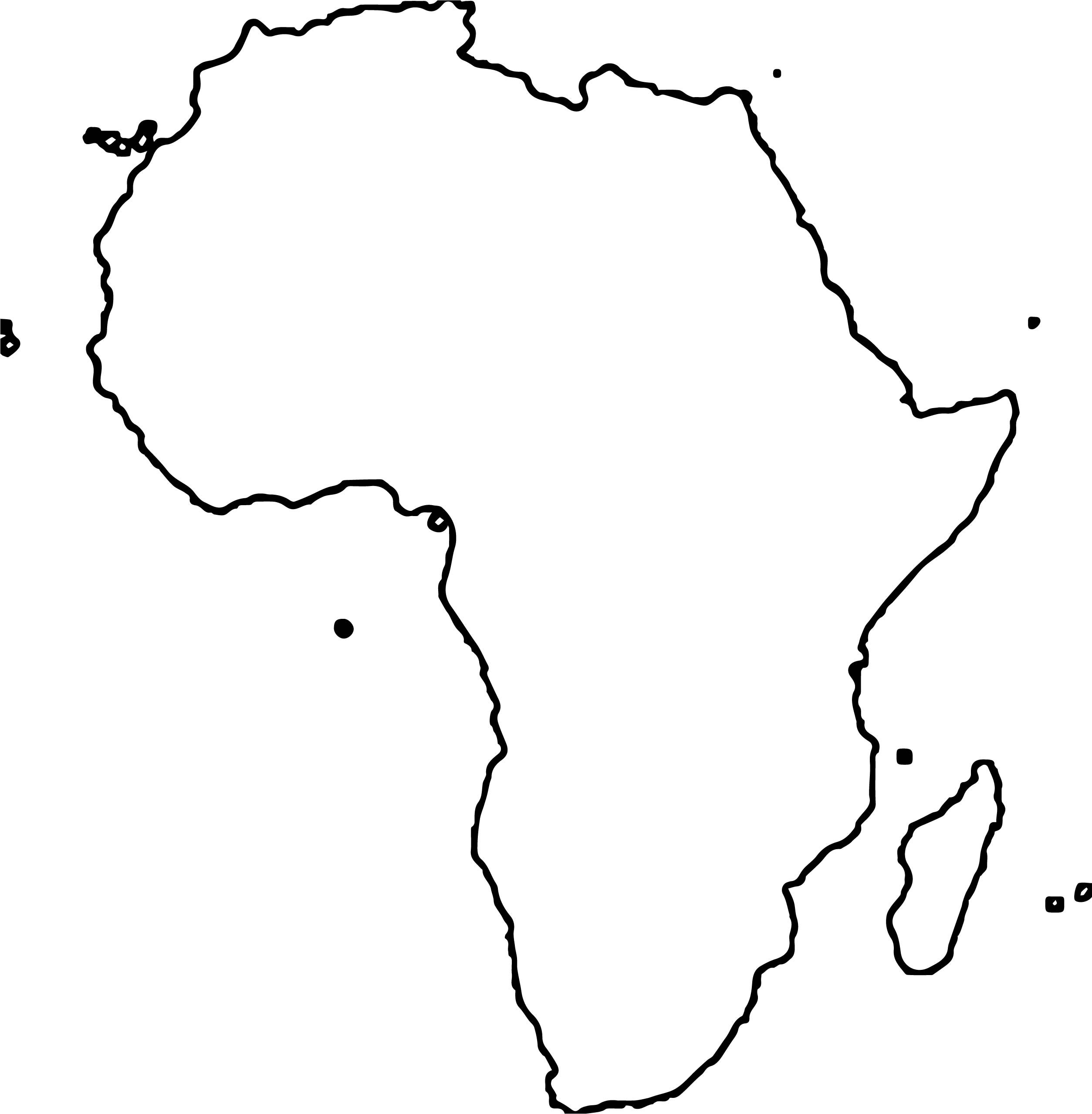 Африка Континент рисунок