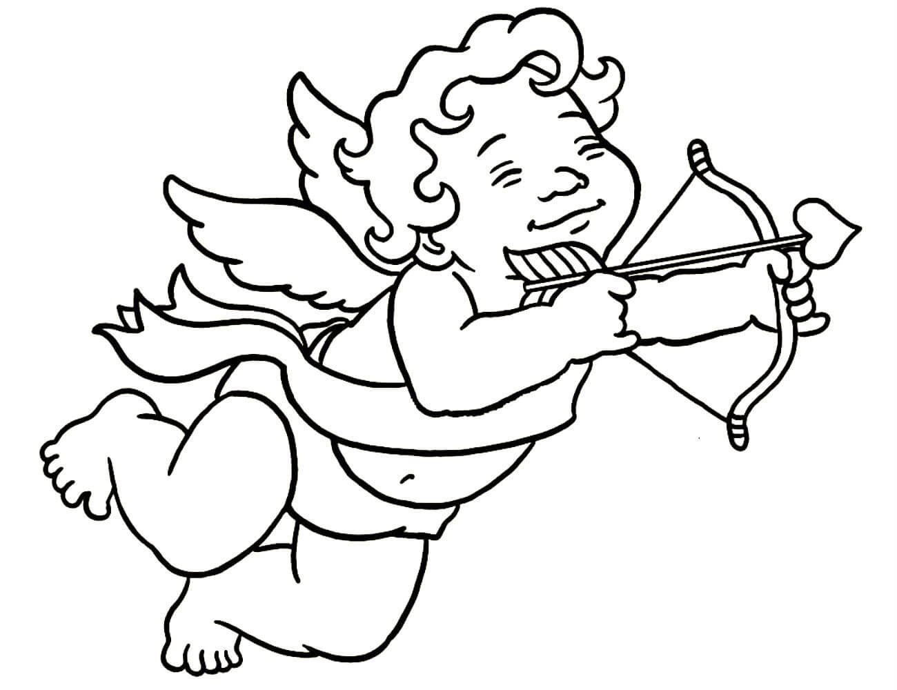 Ангел с луком и стрелой