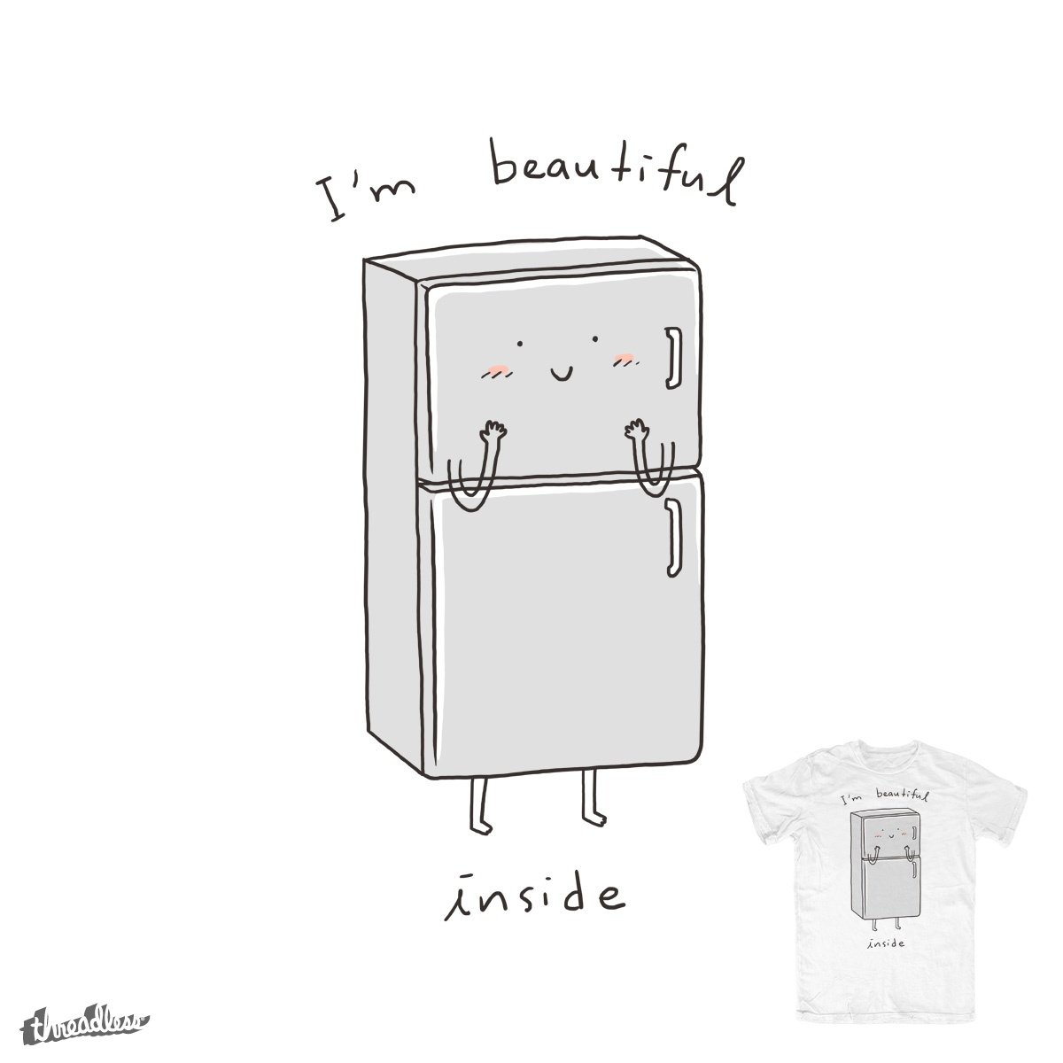 Смешное изображение холодильника