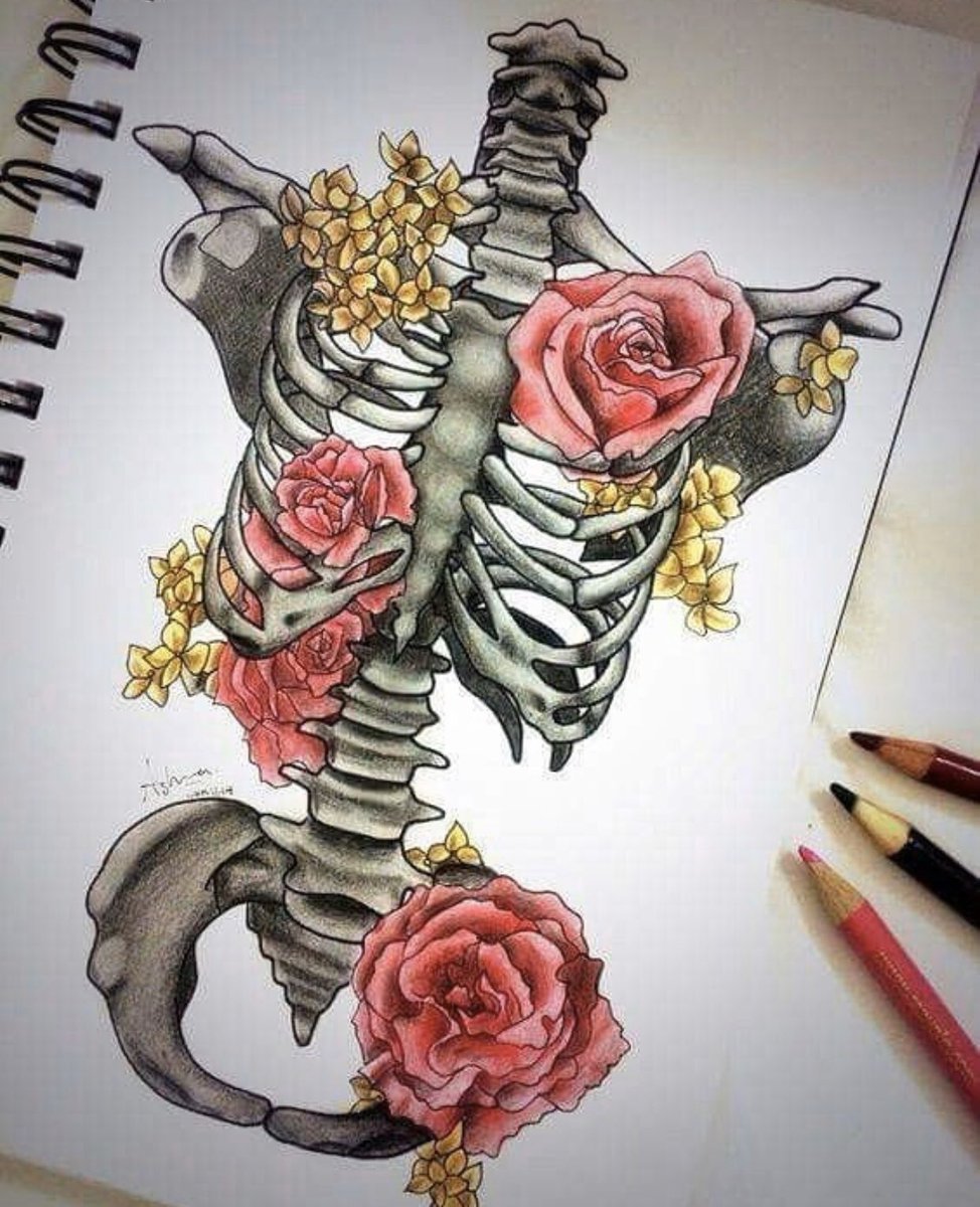 Ребра с цветами