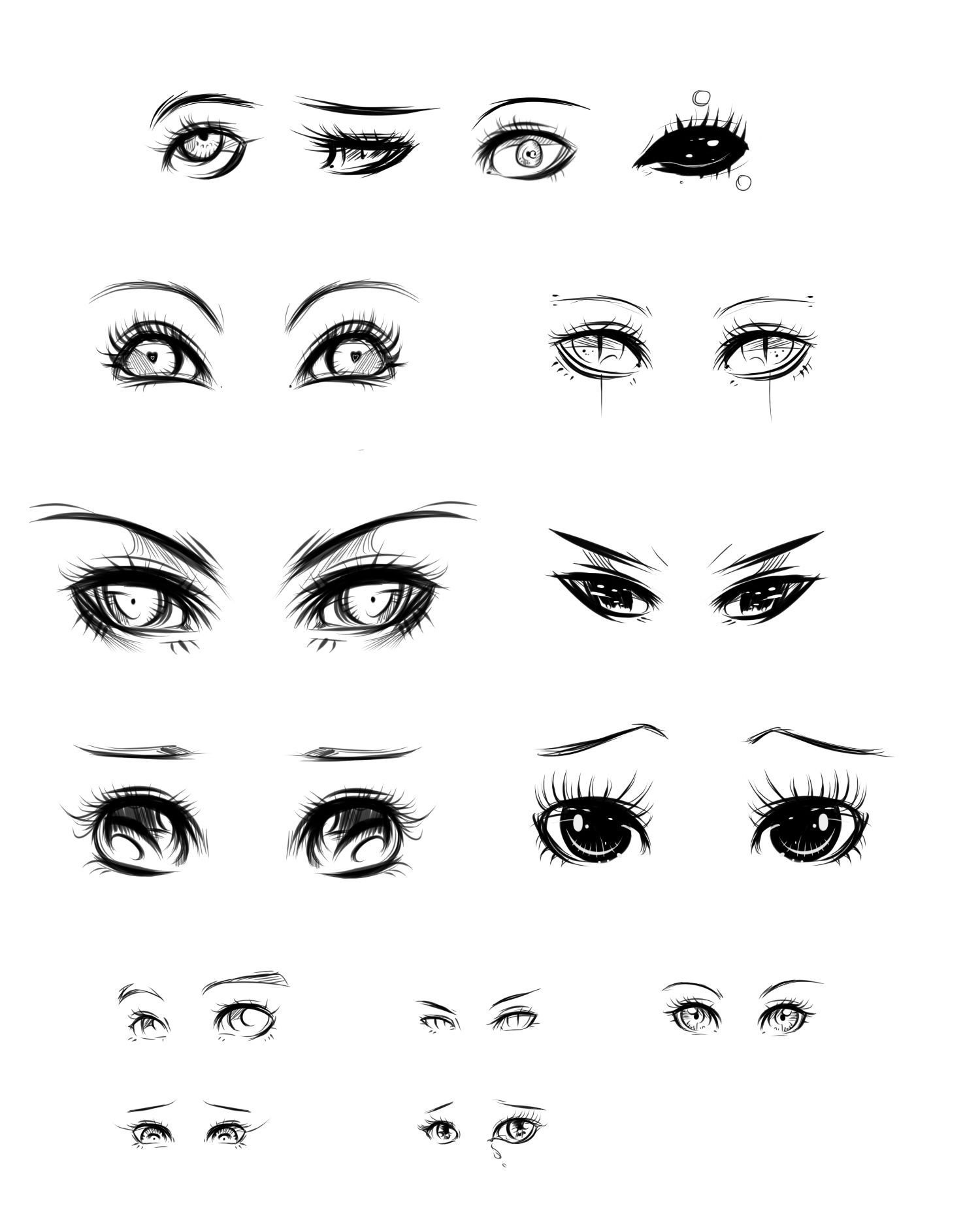 Как красиво нарисовать глаз для начинающих. Пошаговое рисование глаз. Глаза для рисования.