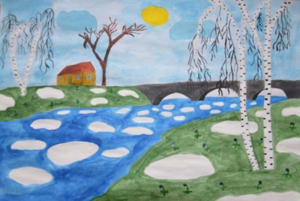 Рисование Весна