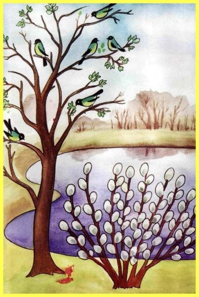 Рисование Весна