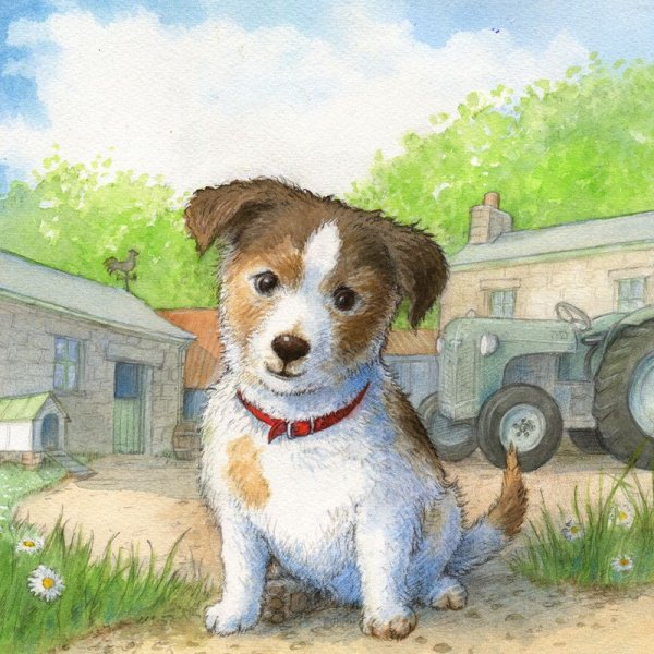 Собака иллюстрация