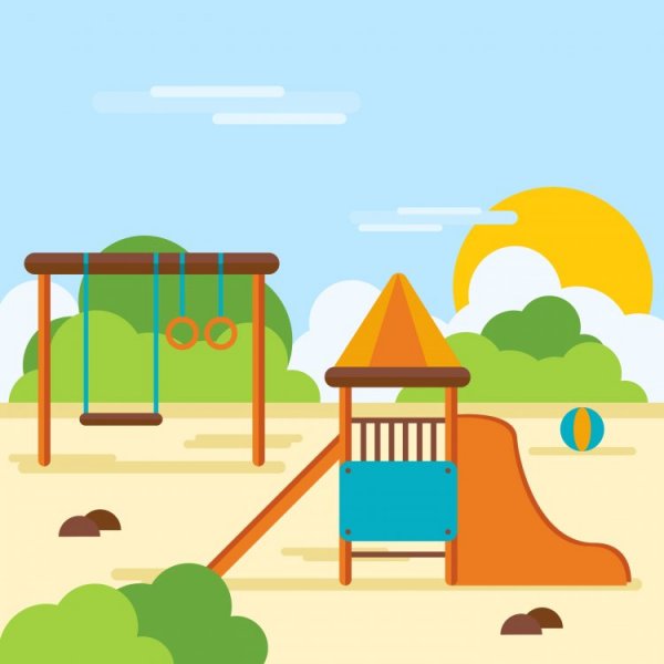 Детская площадка клипарт