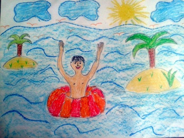 Рисунок на тему лето