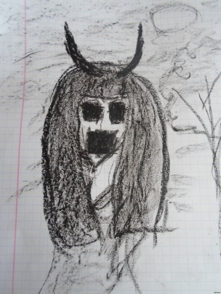 Страшные детские рисунки карандашом